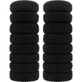 Hanyousheng Elastique Cheveux, 50 Pcs Chouchou Cheveux, 8 mm Elastique Cheveux Epais, Epais en Coton Sans Couture, Hair Elastic Band pour Femmes Hommes et Enfants