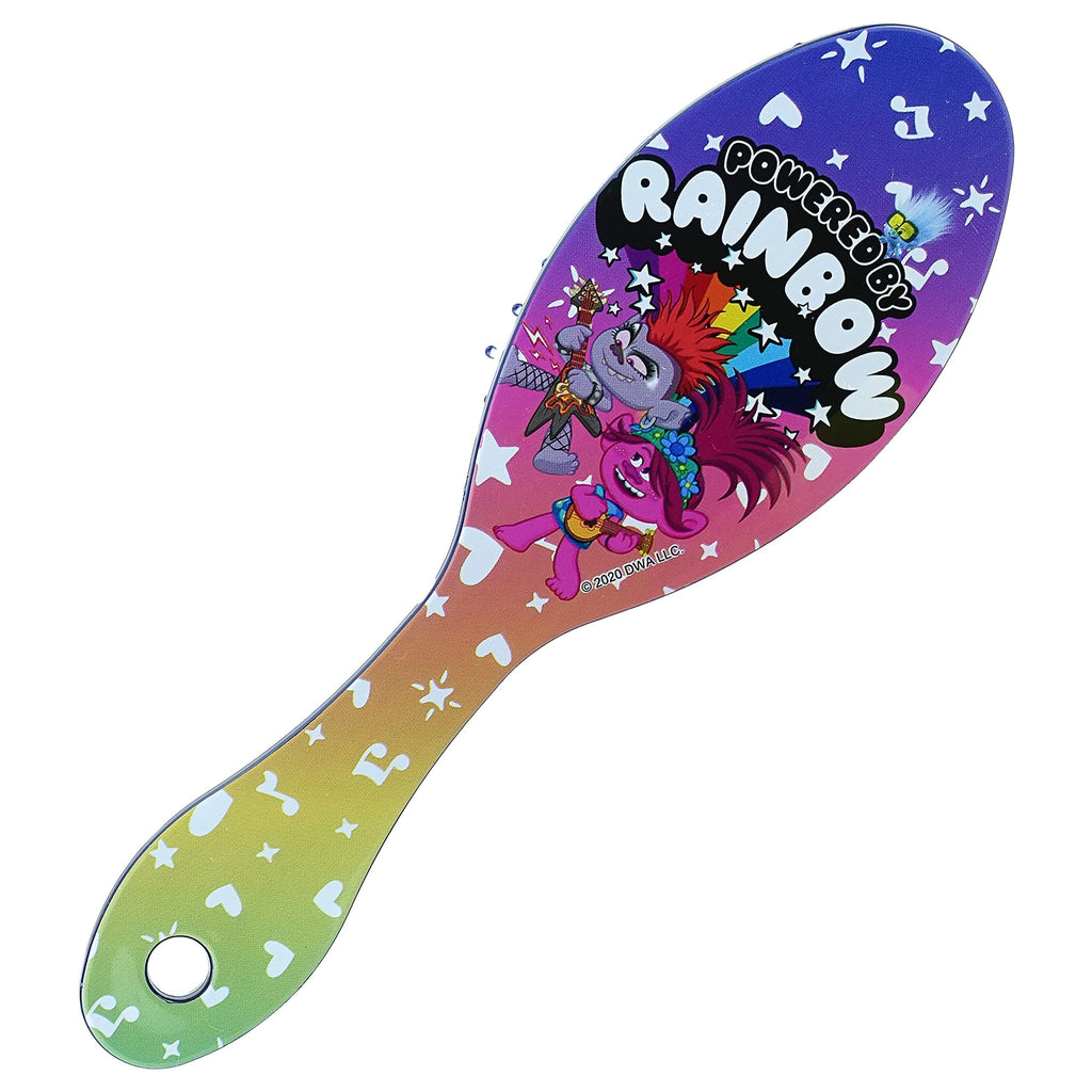 Accessoires à cheveux Trolls pour enfants, brosse à cheveux pour filles, pompons, nœud à cheveux et pince à cheveux pour enfants, pinces à cheveux multicolores pailletées avec de belles breloques
