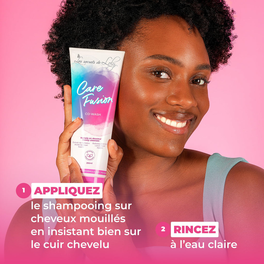 Les Secrets de Loly – Cloud Fusion – Mousse coiffante fixante Volume & définition – Cheveux ondulés, bouclés et frisés – Avec acide hyaluronique – 200 ml