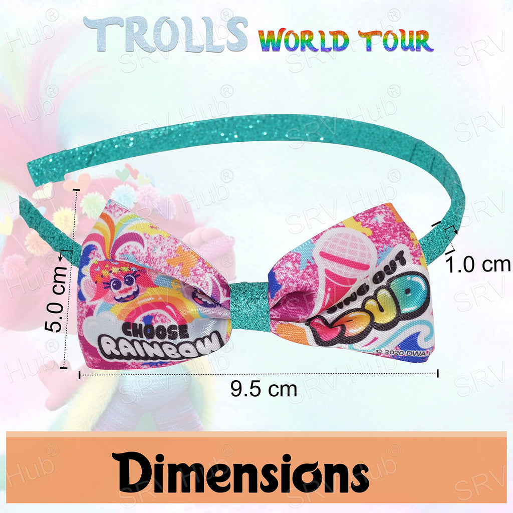 Accessoires à cheveux Trolls pour enfants, brosse à cheveux pour filles, pompons, nœud à cheveux et pince à cheveux pour enfants, pinces à cheveux multicolores pailletées avec de belles breloques